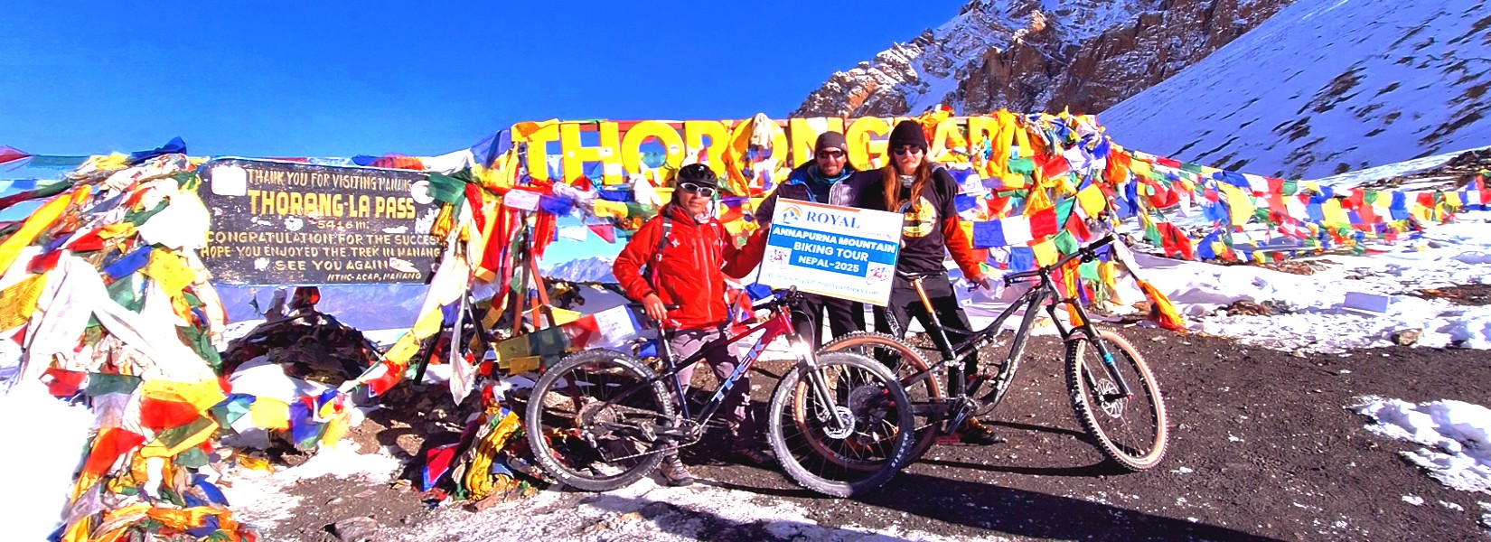 Mountain bike tour to Annapurna circuit